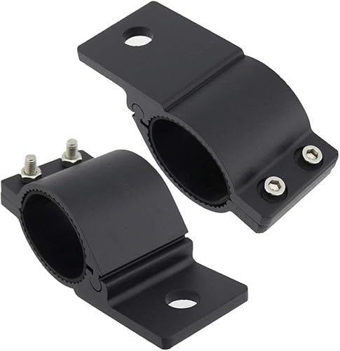 Abrazadera de tubo, 2 piezas (aproximadamente 3 a 3.2 pulgadas) universal para barra de toro, kit de abrazadera de soporte para barra de choque de