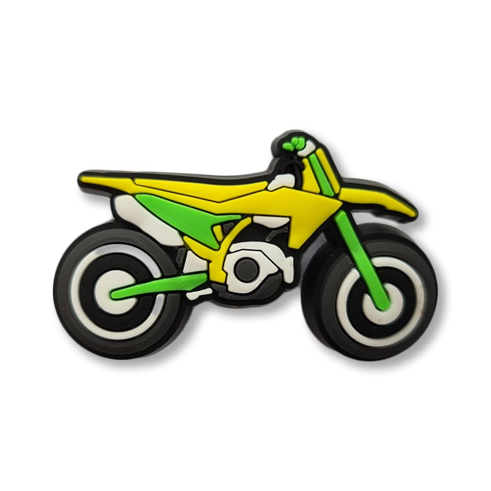 Super Cute Off Road Bike Dirt Scrambler - Charms For Crocs/Shoes