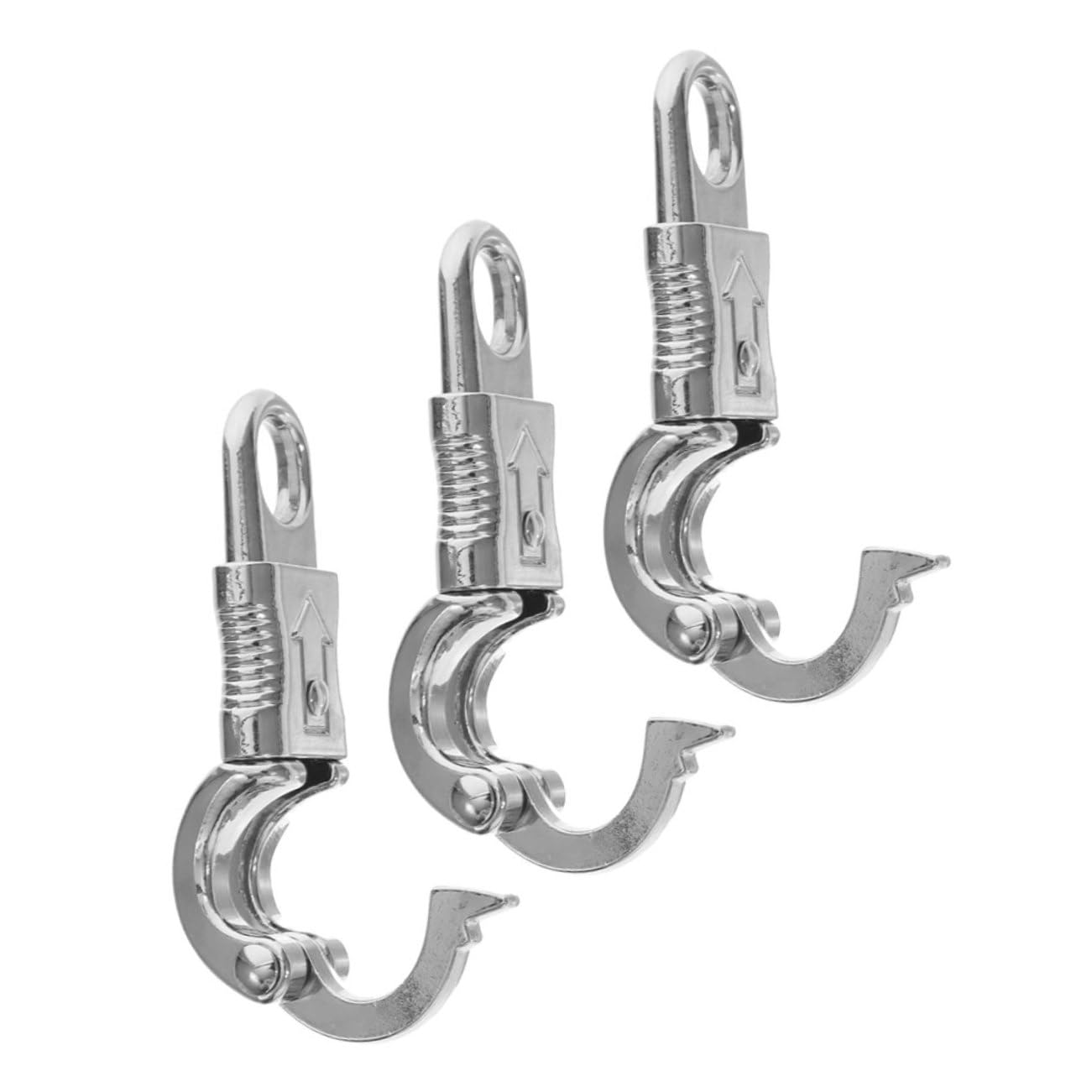 FUNOMOCYA Rotating Snap Hooks 3 Pack Metal Rope Hook Trigger Snap Clips for Equestrian Equipment