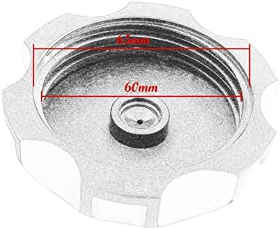 Miniatura 5 de JRL Tapa de Cubierta para Tanque de Combustible Compatible con Honda CRF 250R 250X 450X TRX 450R 400EX Motocicleta de Motor 2005-2010