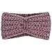 Produktbild LIERYS Jil Stirnband Damen - Ohrenwärmer mit Strickmuster - Ohrenschutz mit Schurwolle - Headband Made in Germany - Herbst/Winter - flieder One Size