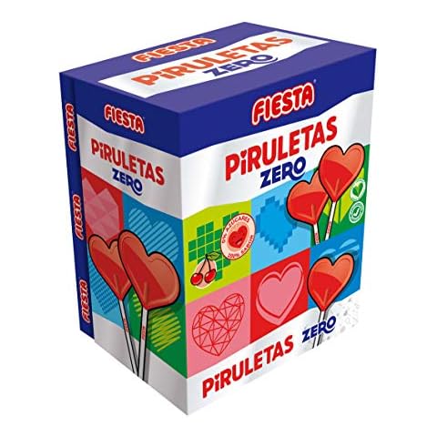 FIESTA Piruletas Zero Caramelo con Palo Cover