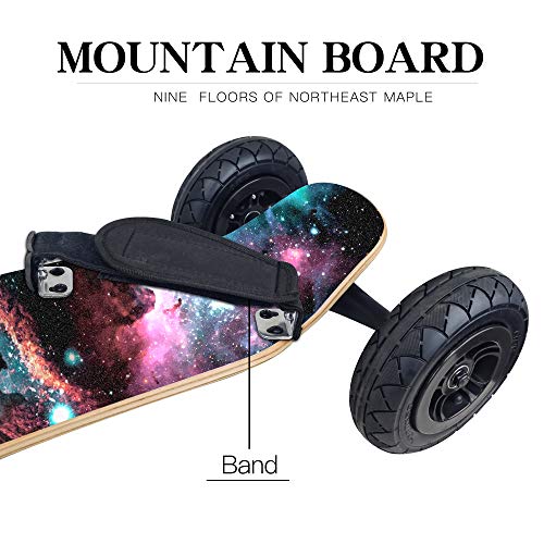 MountainBoard Skate para todos os terrenos Kiteboard Cross Country Mountainboard com rodas grandes D