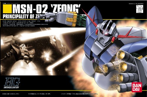 Bandai Gundam MSN-02 Zeong HGUC 1/144 Scale miniatura 2
