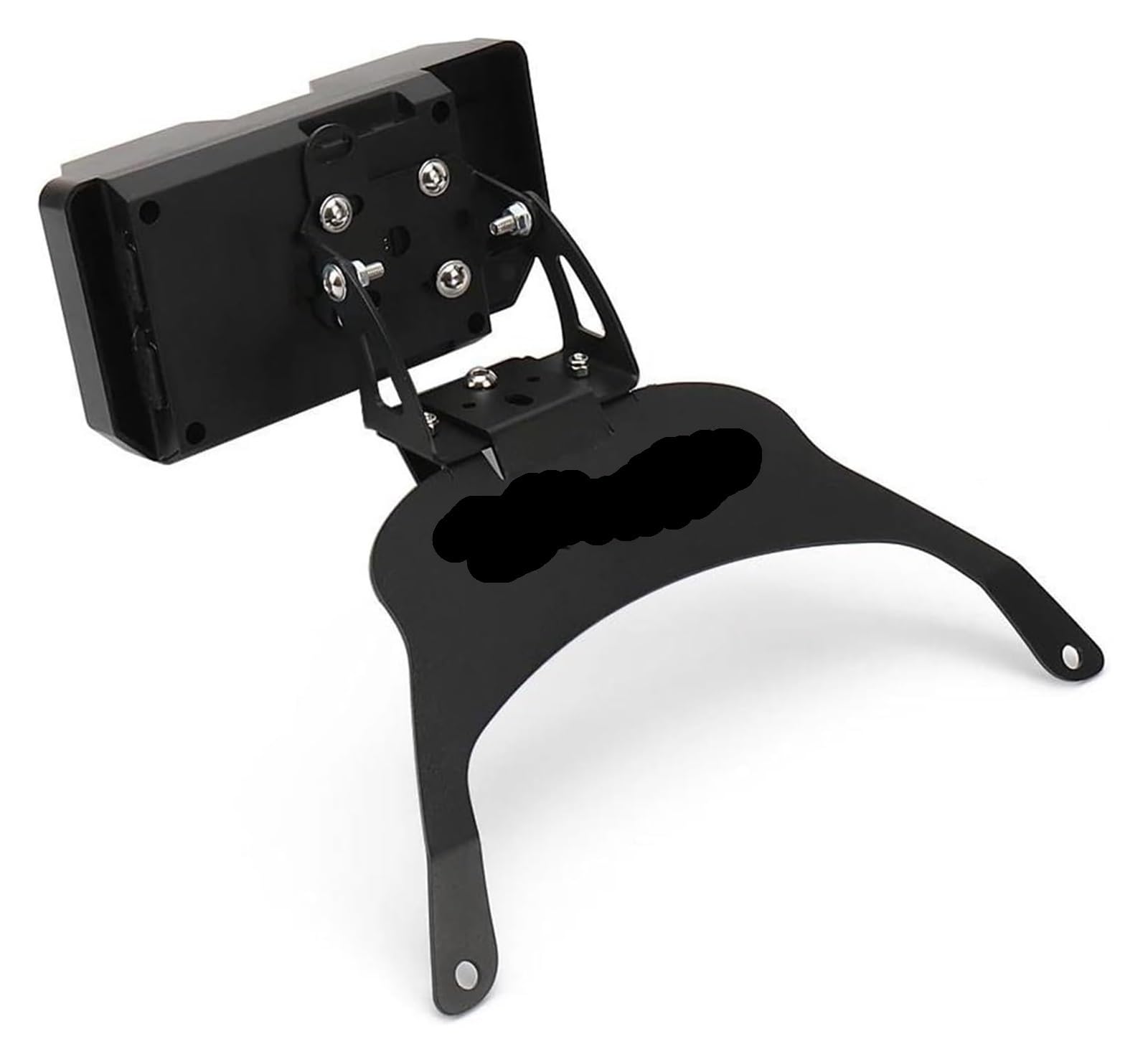 Support de Navigation pour Moto pour Yamaha pour Tricity Chargement sans Fil Plaque Navigation GPS Moto Support De Téléphone Portable(Black 1)