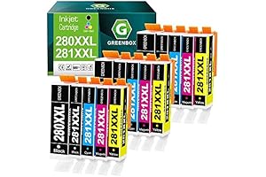 GREENBOX Compatible Canon PGI-280XXL/CLI-281XXL Ink Cartridge