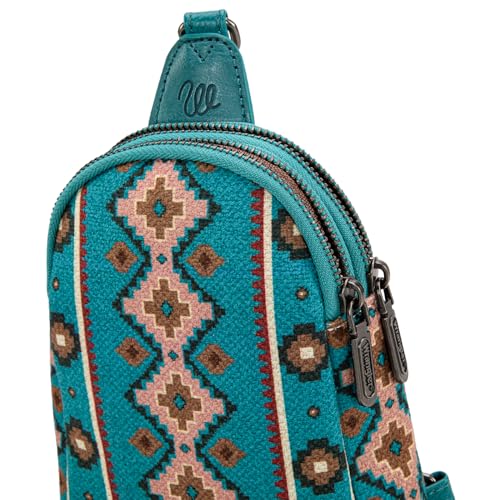 Image of Wrangler Small Sling Bag for Women, Leather Crossbody Bags Cross Body Purse Fanny Packs with Adjustable Strap for Gift