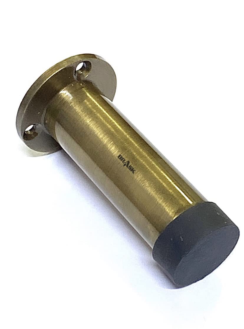 Brask Brass Door Silencer/Back Stopper 3" (75 mm) Antique Brass Finish (Pack of 2) (B0C1XPSKHM) Amazon Price History, Amazon Price Tracker
