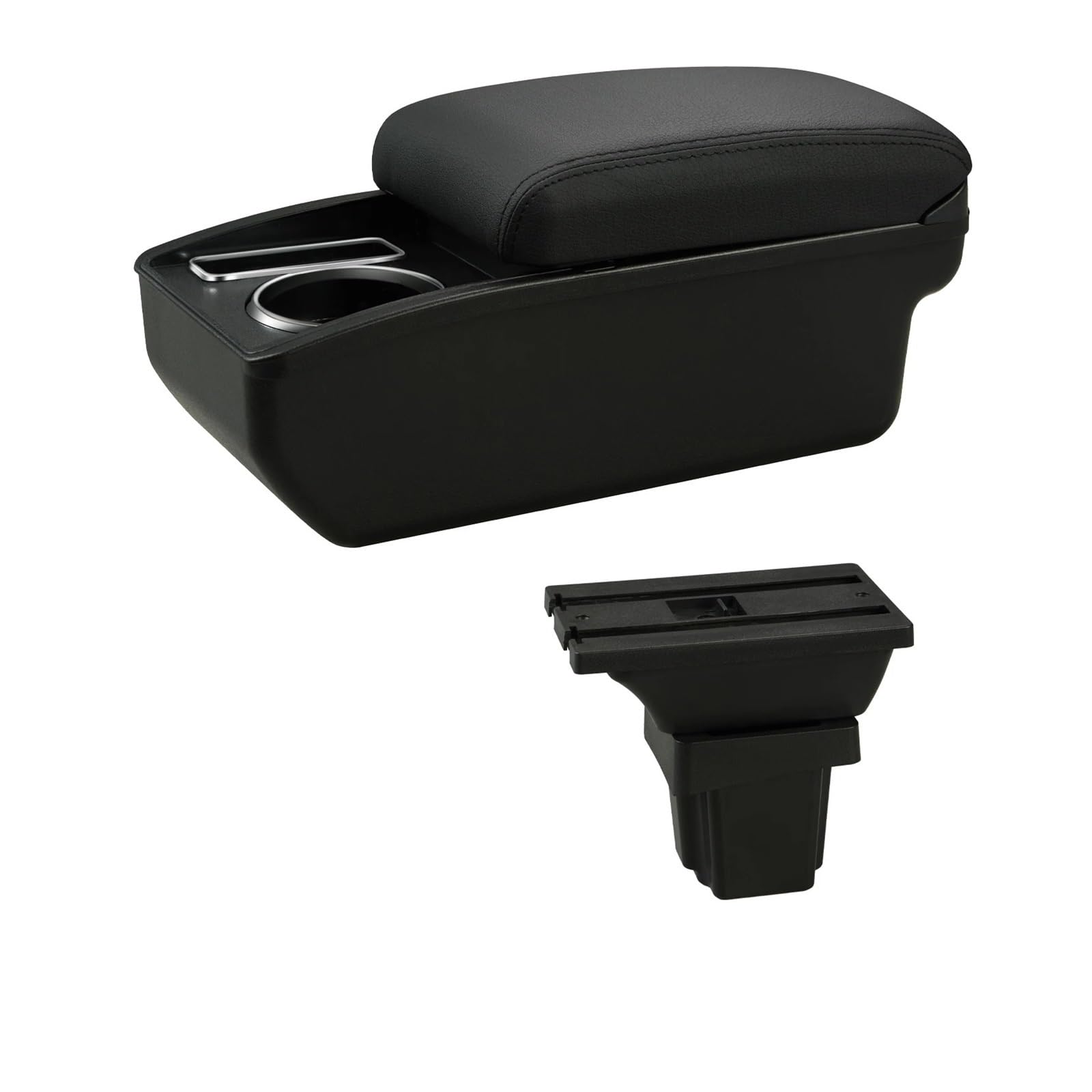 Umdjju A2 Black Line No Usb For Chevrolet For Trax For Tracker 2015-2018 Armrest Box Car Arm Storage Accessories Car Centre Console Armrest Box(A2 Black Line No Usb)