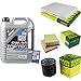 Produktbild Filter Set Inspektionspaket 5 Liter Liqui Moly Motoröl Top Tec 4600 5W-30 MANN-FILTER Innenraumfilter Luftfilter Ölfilter