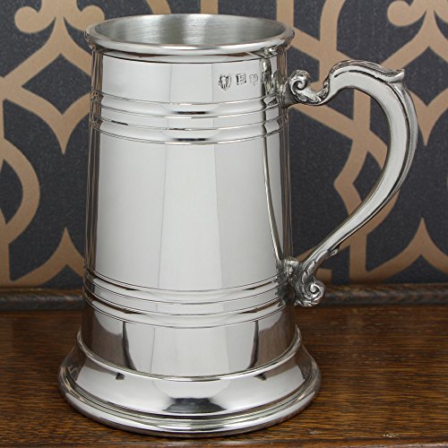 English Pewter Company Extra Heavy Pewter Beer Mug Tankard [XH202] - Thumbnail 4