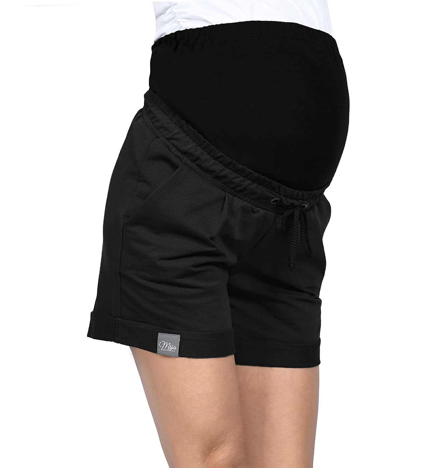 MijaCulture Lola M004 Short de grossesse avec bande ventrale pour l'été