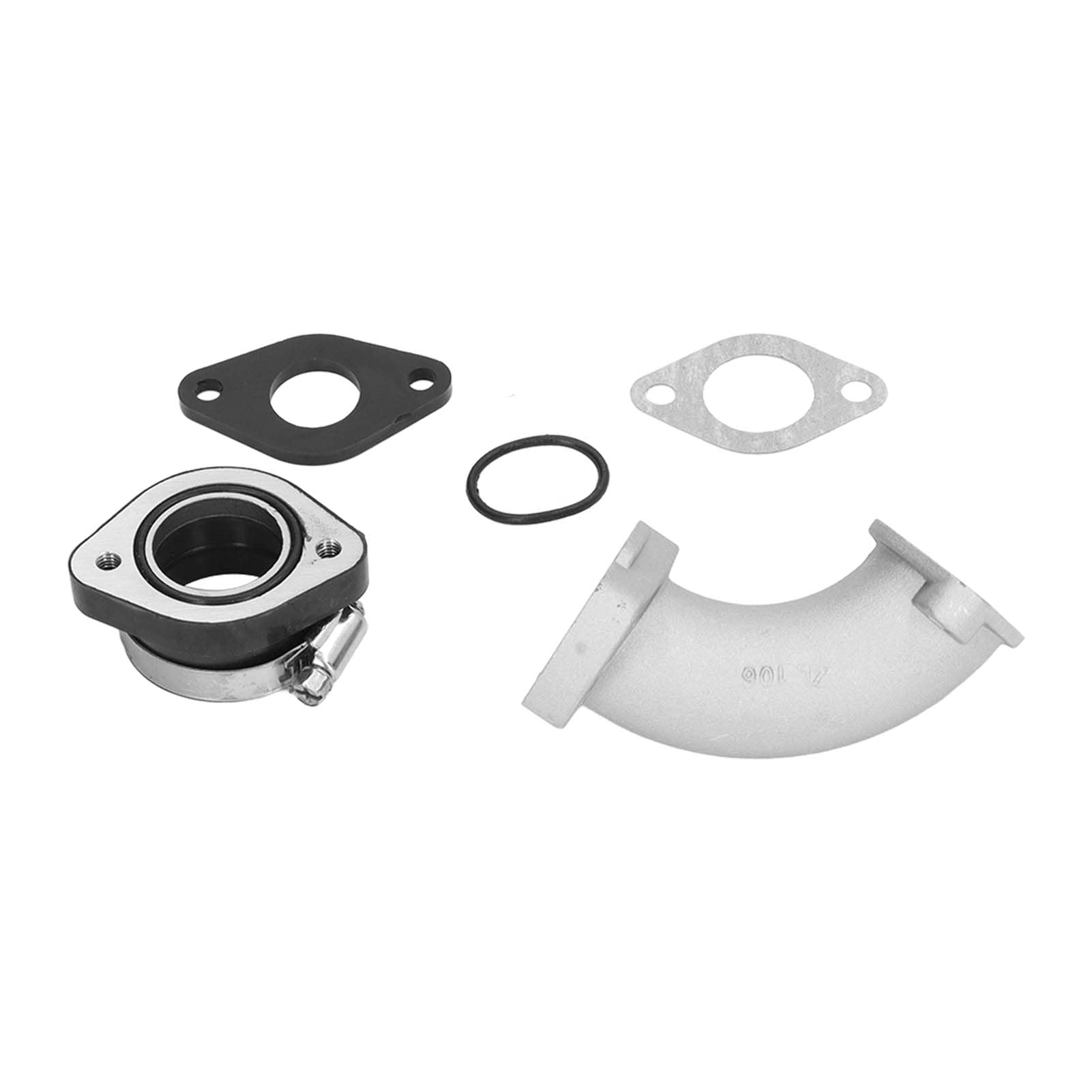 Rura kolektora dolotowego, zestaw adaptera dystansowego 26 mm-28 mm Trwały zestaw rury kolektora dolotowego gaźnika do motocykla Pit Dirt Bike