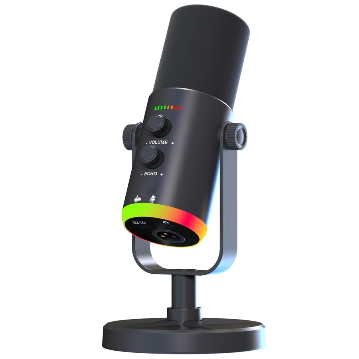 DEVICE OF URBAN INFOTECH AMG Music RGB Dynamic Gaming Mic USB Type-C/XLR Podcast Microphone with RGB Effects, Mute Button, Noise Cancellation for Mobile/PC/Mac/PS4/PS5 (AMG-01 Mic)-image-27