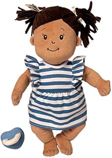 Manhattan Toy Baby Stella Beige with Brown Hair 38.1cm Soft First Baby Doll