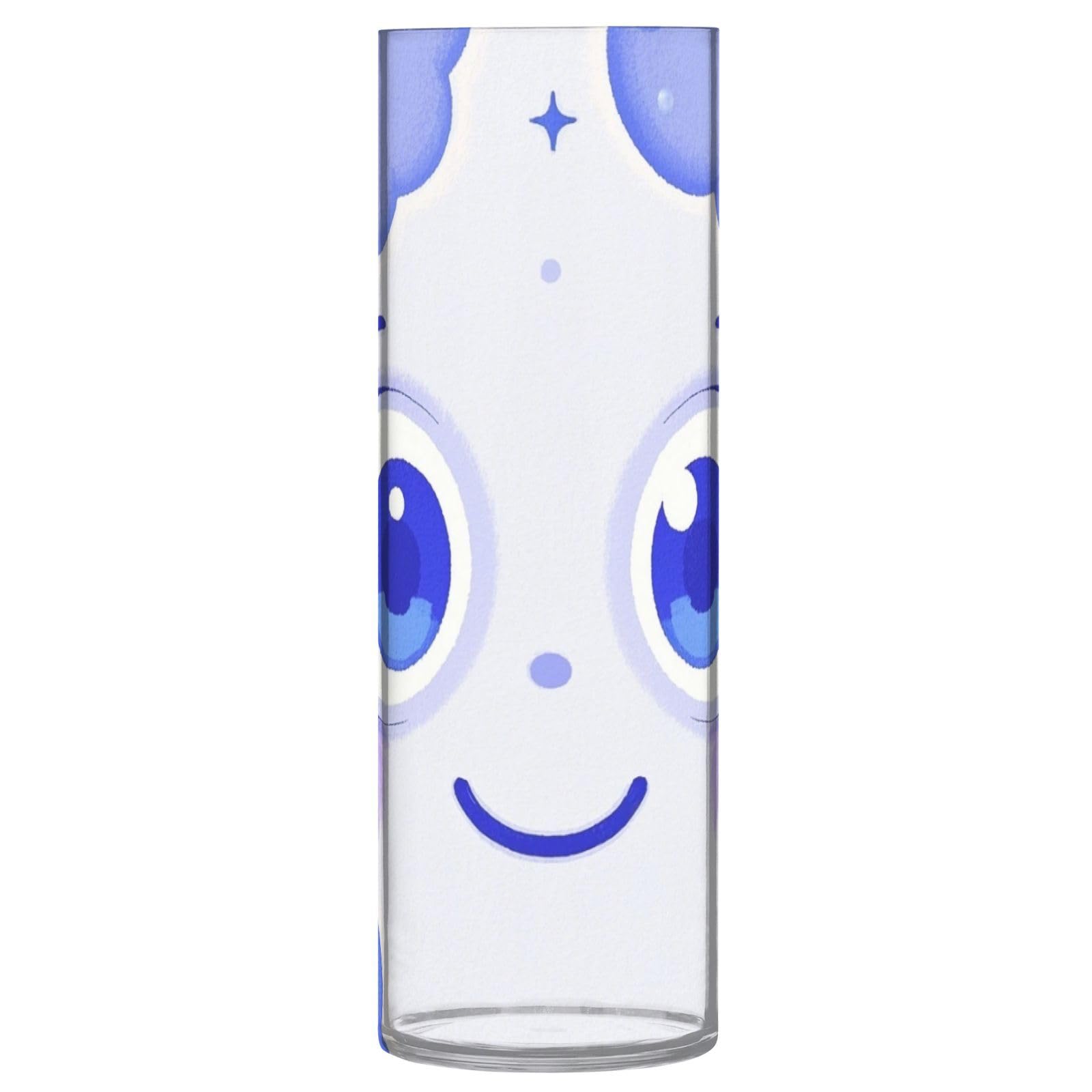 Vase en plastique violet anti-casse pour décoration de table