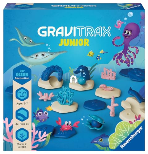 Circuit de billes Gravitrax Junior My Océan : fini les blocs qui tombent