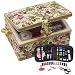 D&D Medium Sewing Basket with Sewing Kit for Beginners, Kids, Adults