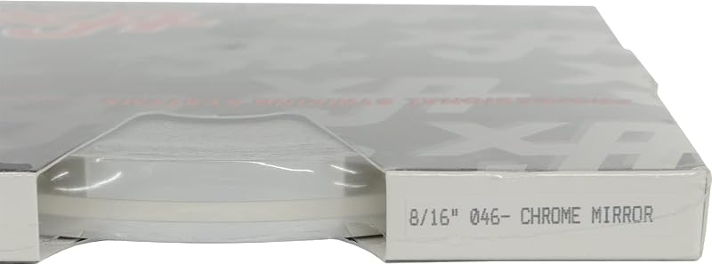 Fita de Pinstripe Dupla Universal TFX 0008046 em Vinil Cromado – 45,72 m