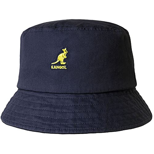 Kangol Washed Bucket Hat - Marine Teal/XL