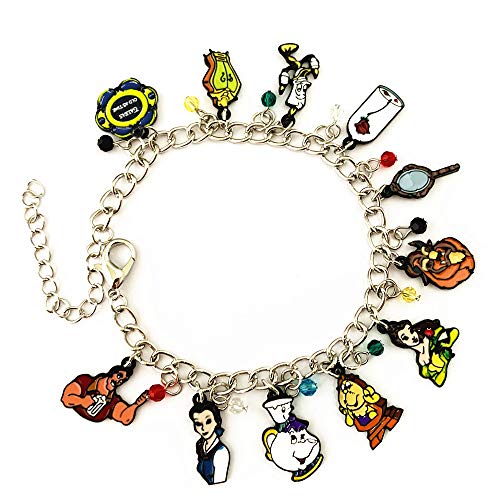 Fandom Enthusiast Beaty And The Beast Princess Belle Charm Bracelet Gifts For Girl Woman #TOP2