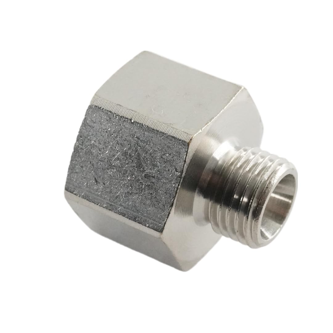 Raccord Réducteur Laiton/nickel – Pour Air Comprimé, Eau – Inox – Taille Variable