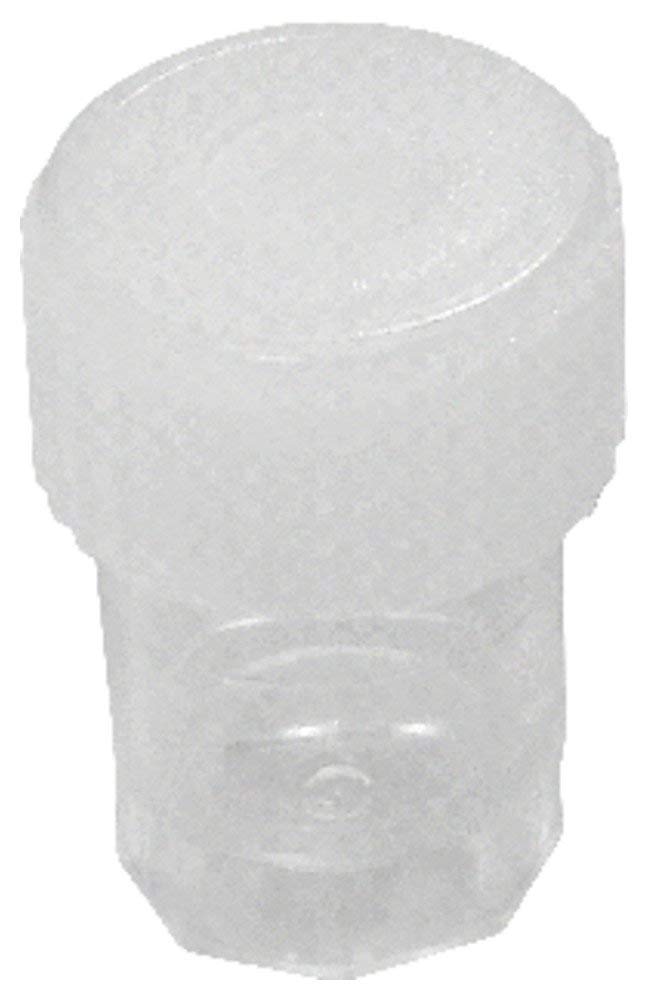 Caplugs Evergreen 240-3003-080 TVIC Series Transport Vials with Caps, 2.5 mL, Molded-in Calibration Lines, PPCP, Printing and Label Friendly Exterior, Natural, Bulk, 1000 Pack (2403003080E1)