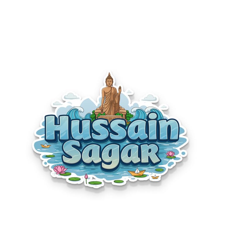 Image of Hussain Sagar Fridge Magnets, Glossy Finish, Stylish Magnet for Fridge, Wardrobe & Metal Surfaces