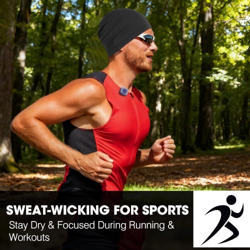 Image of WTACTFUL Cooling Breathable Skull Cap Men Women, Sweat Wicking 1-2-4 Pack | 3D Honeycomb Mesh Lightweight Moisture-Wicking Thin Summer Beanie Head Cover Cap Under Helmet Liner Hard Hat Gym Running