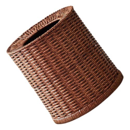 Poubelle en rotin tressé 8l gain de place cuisine salle de bain