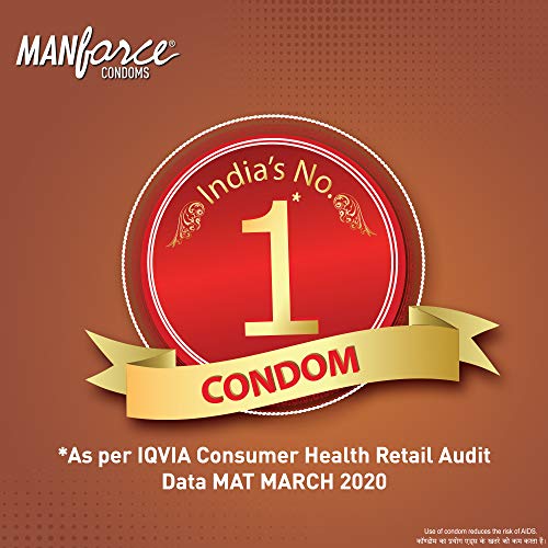 Image of Manforce Cocktail Condoms (Dotted-Rings), Hazelnut & Chocolate Flavoured- 10 Pieces (Pack of 5)