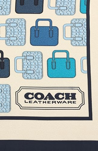 Coach TROMP LOEIL LEATHER BAG PRINTED SILK SQUARE4