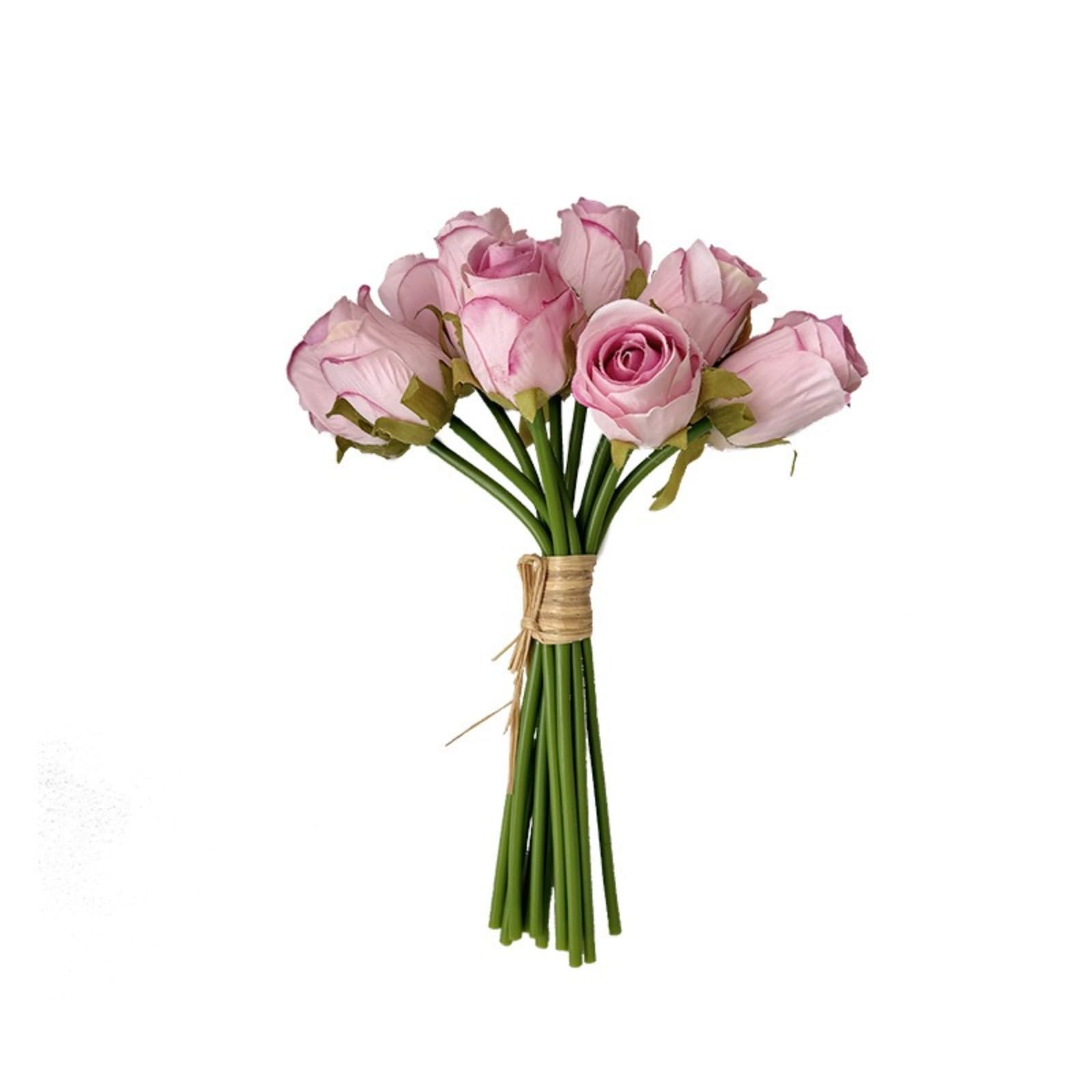 AZHABINWA Handheld Simulated Roses and Artificial Flowers for Home Decoration