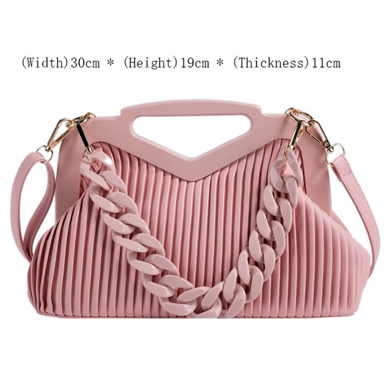 Sac à main triangle inversé en cuir véritable avec poignée supérieure