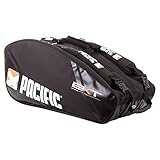 Größe: 68 x 40 x 20 cm Pacific BXT Pro Racquet Bag 2XL (Thermo) Schlägertasche, Schwarz, 68 x 40 x 20 cm