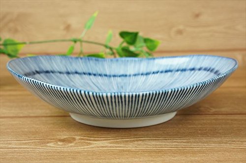 Amazon | 細十草 16×14cm 五〇楕円深皿 プレート 皿 ボウル カフェ