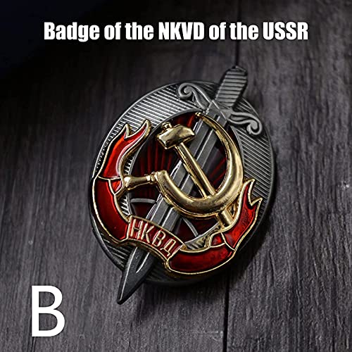 FTYYSWL Sovjet-medaille, badge van de NKVD van de USSR,Hergravure van de Sovjet-KGB-medaille, Metalen herdenkingsminage - Image 3