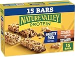 Nature Valley Peanut Butter Dark Chocolate, Salted Caramel Nut, Almond & Protein Chewy Bars, 21.3 oz