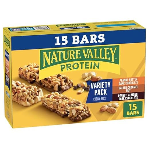 Nature Valley Protein Granola Bars, Snack Variety Pack, Chewy Bars, 15 ct