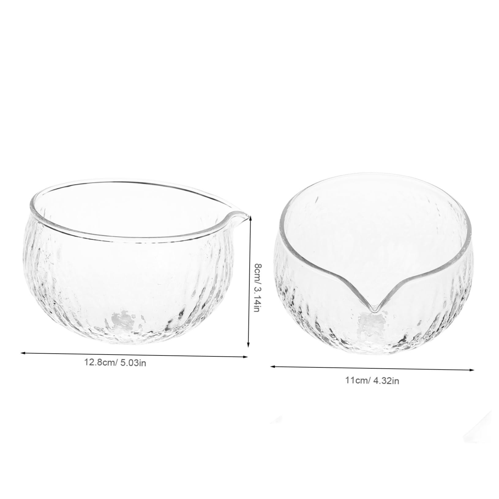 GLEAVI Matcha Tea Bowl with Spout Japanese Design for Effortless Pouring and Smooth Tea Serving Clear Glass and Blend and Brewing Techniques