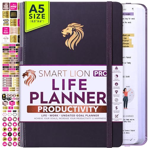 Image of Undated Daily Weekly & Monthly Planner with Budget Section