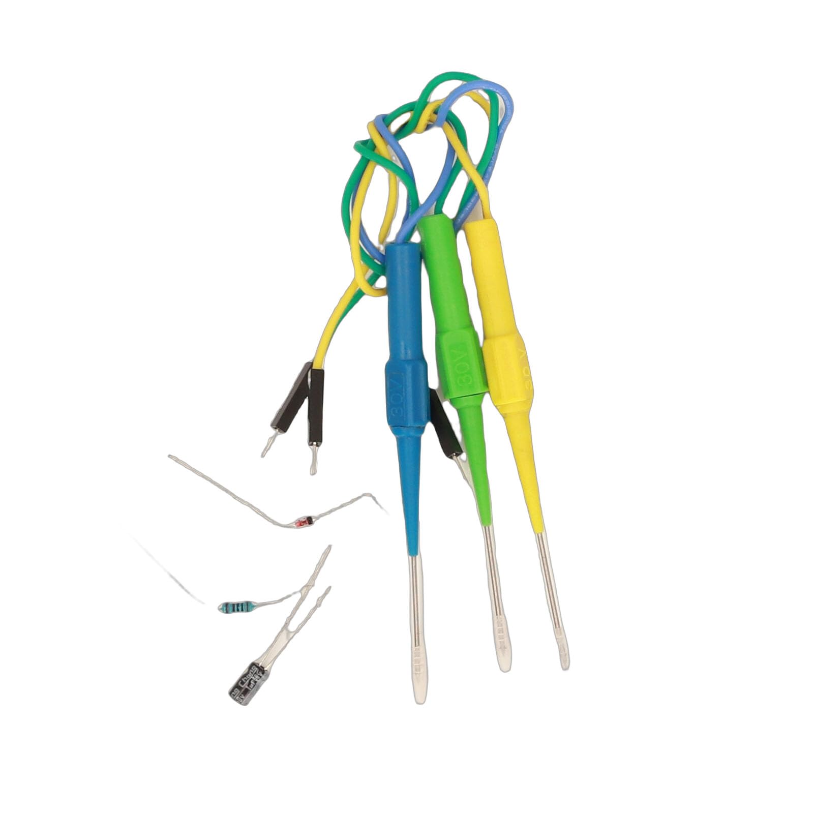 Topiky Curva VI e Tester per Transistor Strumento di Rilevamento Guasti del Circuito Stampato, Tester per Misuratore di Transistor Multifunzione, per Componenti Elettronici SMD, Manutenzione Diagnosi