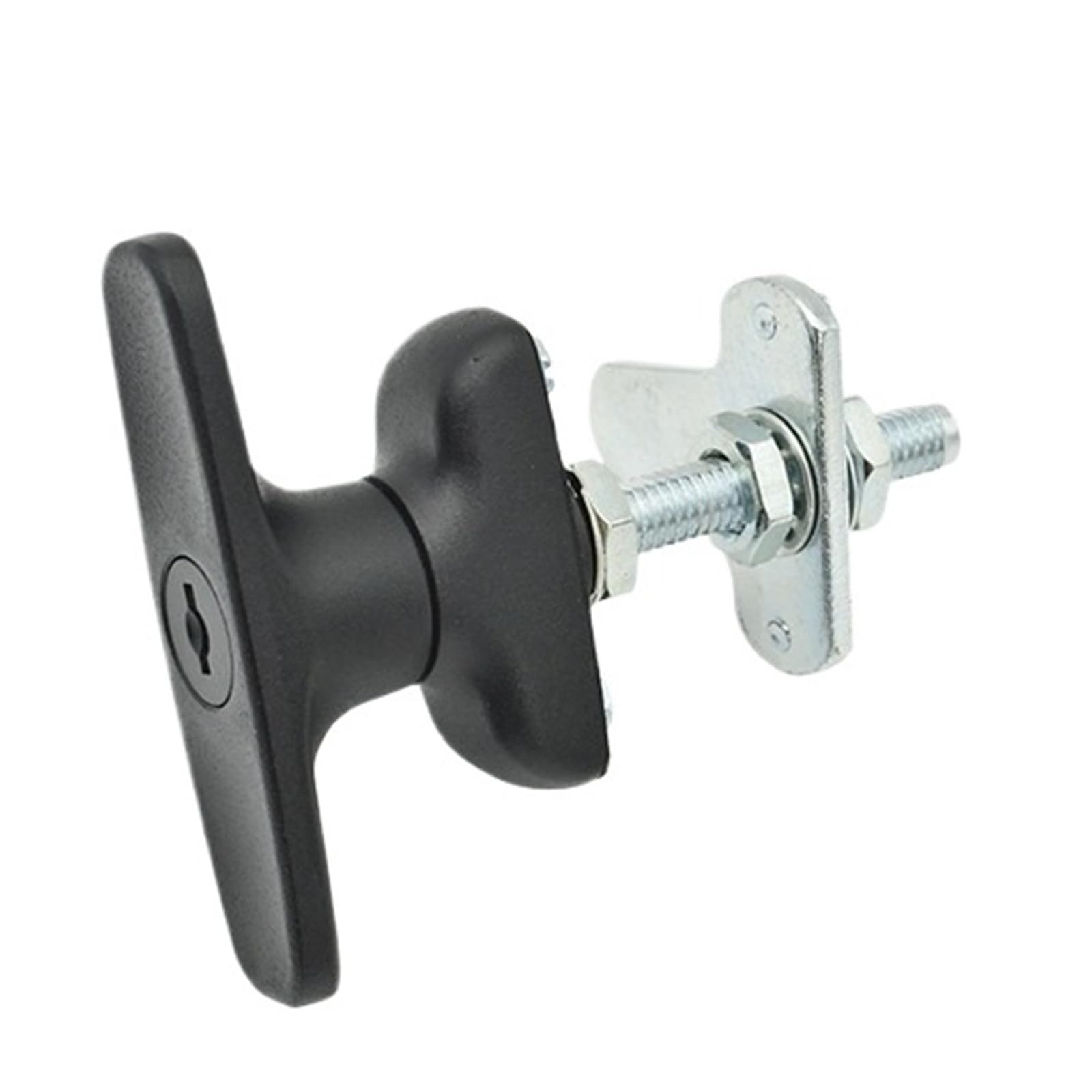 Cerradura de puerta eléctrica de compresión gruesa tipo T Ms309-2-3 lengua de equipo 1 Uds(Smallsize[zincalloyblack]])