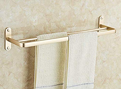 Porte-serviettes sans perçage en aluminium space 40cm style 4, la solution idéale pour locataires