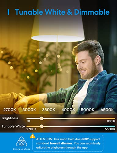 Meross MSL120 BR30 Smart Light Bulb, Br30 Flood Wifi Led Bulbs Compatible With Apple Home thumb #8