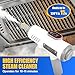 Steam Cleaner - Portable Steam Cleaner Handheld, 500ml Capacity High Pressure Steamer Cleaning with 8 Accessories, Transparent Water Tank, Perfect for Kitchen, Bathroom, Car, Sofa