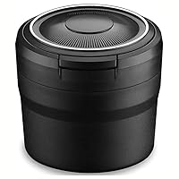 Posacenere Per BMW Con LED - Compatibile Serie 1/3/5/7 E X1/X3/X5/X6, Design In Fibra Di Carbonio - Foto 4