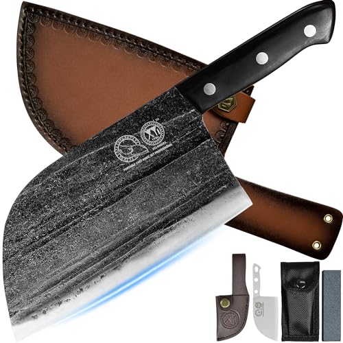 Xyj Authentic Desde 1986, Excepcional Forja Antigua, 7,5 Pulgadas De Toda La Dinastía Tang, Cuchillo Del Chef Serbio, Pinzas De Carne Del Chef Con Fundas De Piel, Llevar Consigo, Acampar Al Aire Libre Xyj Authentic Desde 1986, Excepcional Forja Antigua, 7,5 Pulgadas De Toda La Dinastía Tang, Cuchillo Del Chef Serbio, Pinzas De Carne Del Chef Con Fundas De Piel, Llevar Consigo, Acampar Al Aire Libre