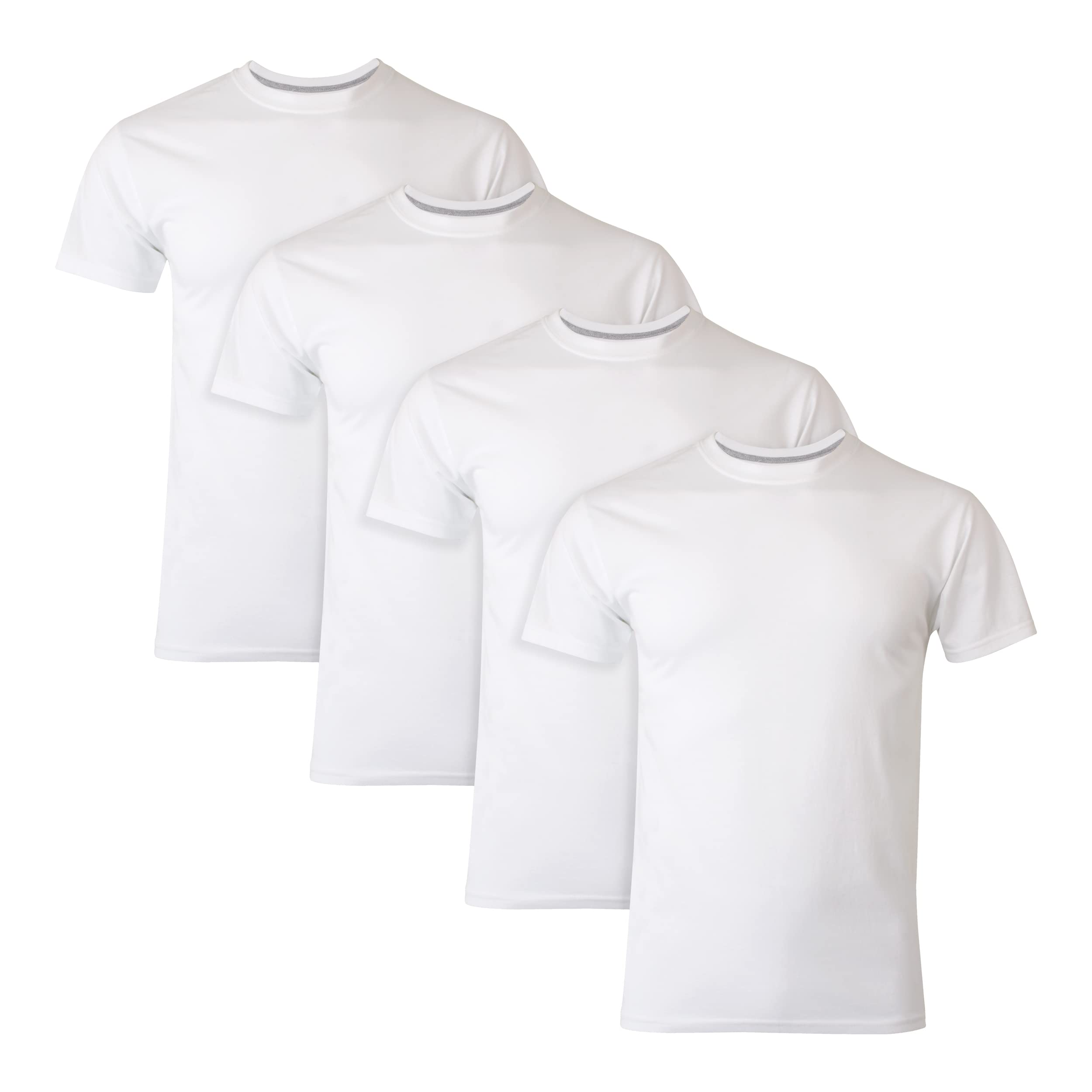 Buy Hanes Ultimate Men's Ultimate Tagless Slim Fit Crew Undershirt4