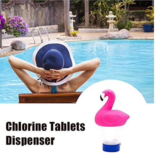 Chloor Tablet Houder, Drijvende Pool Chloor Dispenser Automatische Tablet Chemische Houder Flamingo Decoratie - Image 5